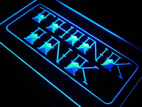 Think Ink Tattoo Shop Display Neon Light Sign
